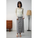 シアークルーネックボタンカーディガン | AZUL BY MOUSSY | 詳細画像3