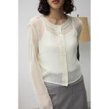 IVOY3 | シアークルーネックボタンカーディガン | AZUL BY MOUSSY