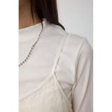 インナーSET ドロストレースキャミソールトップス | AZUL BY MOUSSY | 詳細画像10 