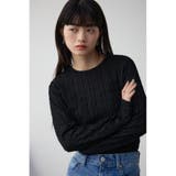 BLK | カットレース長袖カットソー | AZUL BY MOUSSY