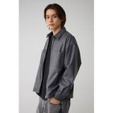 フェイクレザーCPOシャツ | AZUL BY MOUSSY | 詳細画像13