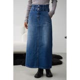 AZUL DENIM ダブルウエストデニムスカート | AZUL BY MOUSSY | 詳細画像12 