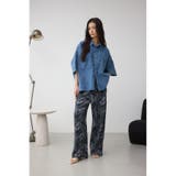 C/T冷感デニムドルマンシャツ | AZUL BY MOUSSY | 詳細画像4 