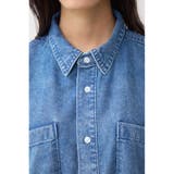 C/T冷感デニムドルマンシャツ | AZUL BY MOUSSY | 詳細画像8 
