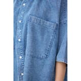 C/T冷感デニムドルマンシャツ | AZUL BY MOUSSY | 詳細画像10 