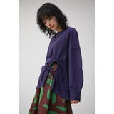 SIDE SHIRRING ASYMME CUT TOPS | AZUL BY MOUSSY | 詳細画像10 