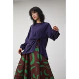 SIDE SHIRRING ASYMME CUT TOPS | AZUL BY MOUSSY | 詳細画像11 
