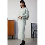 レイヤードセットドローストリングニットワンピース | AZUL BY MOUSSY | 詳細画像30 