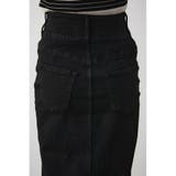 HIGH WAIST SLIT DENIM SKⅢ | AZUL BY MOUSSY | 詳細画像9 
