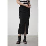 HIGH WAIST SLIT DENIM SKⅢ | AZUL BY MOUSSY | 詳細画像1 