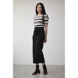 HIGH WAIST SLIT DENIM SKⅢ | AZUL BY MOUSSY | 詳細画像3 