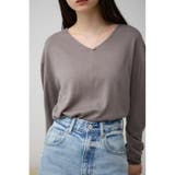 GRY | ヌーディー2WAYVネックニットトップス | AZUL BY MOUSSY