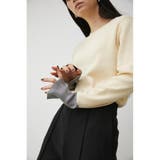 COLOR CUFF BLOCK KNIT TOPS | AZUL BY MOUSSY | 詳細画像12 