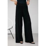 BLK | シアーフリンジニットパンツ | AZUL BY MOUSSY