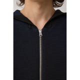 ミックスカラーリップル編みニットパーカー | AZUL BY MOUSSY | 詳細画像8 