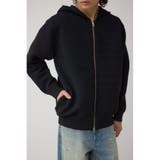 BLK | ミックスカラーリップル編みニットパーカー | AZUL BY MOUSSY