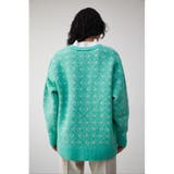 LACE JACQUARD LOOSE CARDIGAN | AZUL BY MOUSSY | 詳細画像15