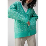 MINT | LACE JACQUARD LOOSE CARDIGAN | AZUL BY MOUSSY