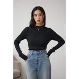 VENUSハイネックリブニット | AZUL BY MOUSSY | 詳細画像14 