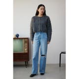 シャギーボタンショートカーディガン | AZUL BY MOUSSY | 詳細画像13 