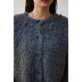 シャギーボタンショートカーディガン | AZUL BY MOUSSY | 詳細画像17 
