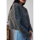 シャギーボタンショートカーディガン | AZUL BY MOUSSY | 詳細画像11 