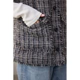 ツイードフリンジベスト | AZUL BY MOUSSY | 詳細画像21 