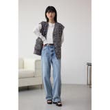 ツイードフリンジベスト | AZUL BY MOUSSY | 詳細画像14 