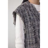 ツイードフリンジベスト | AZUL BY MOUSSY | 詳細画像19 