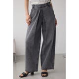 AZUL DENIM フロントタックワイドデニム | AZUL BY MOUSSY | 詳細画像2
