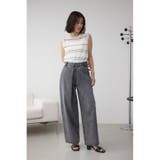 AZUL DENIM フロントタックワイドデニム | AZUL BY MOUSSY | 詳細画像4