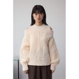 オープンショルダーケーブルニット | AZUL BY MOUSSY | 詳細画像5