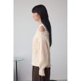 オープンショルダーケーブルニット | AZUL BY MOUSSY | 詳細画像6