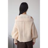 オープンショルダーケーブルニット | AZUL BY MOUSSY | 詳細画像7