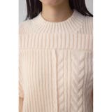 オープンショルダーケーブルニット | AZUL BY MOUSSY | 詳細画像8