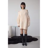 オープンショルダーケーブルニット | AZUL BY MOUSSY | 詳細画像12