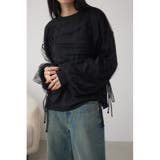 BLK | チュールレイヤードトップス | AZUL BY MOUSSY