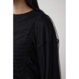 チュールレイヤードトップス | AZUL BY MOUSSY | 詳細画像19 