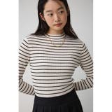 ランダムリブハイネックニットトップス | AZUL BY MOUSSY | 詳細画像14 