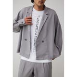 GRY | ルーズダブル短丈ジャケット | AZUL BY MOUSSY