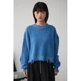 ダメージニットトップス | AZUL BY MOUSSY | 詳細画像26