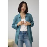 L/BLU1 | リンクルシャドウシャツ | AZUL BY MOUSSY