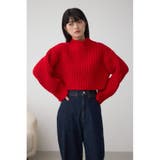 マットモールクロップドハイネックニット | AZUL BY MOUSSY | 詳細画像12