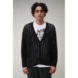 OPENWORK KNIT CARDIGAN | AZUL BY MOUSSY | 詳細画像4 