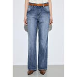 AZUL DENIM センタープレスフレアデニム ロング丈 | AZUL BY MOUSSY | 詳細画像4 