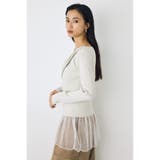 ドレープ長袖ニットトップス | AZUL BY MOUSSY | 詳細画像21