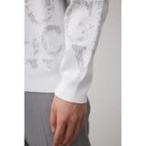 シルバー総柄ニットトップス | AZUL BY MOUSSY | 詳細画像9 