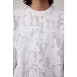 シルバー総柄ニットトップス | AZUL BY MOUSSY | 詳細画像7 