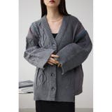 GRY | コンビネーションカーディガン | AZUL BY MOUSSY