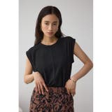 シアーワッフルノースリーブTシャツ | AZUL BY MOUSSY | 詳細画像11